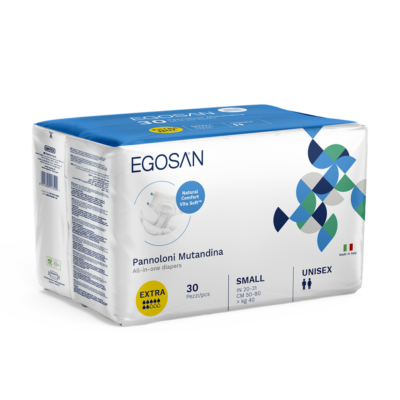 Egosan unisex Adult Diapers EXTRA S (7/10 Absorption) - 30 pcs